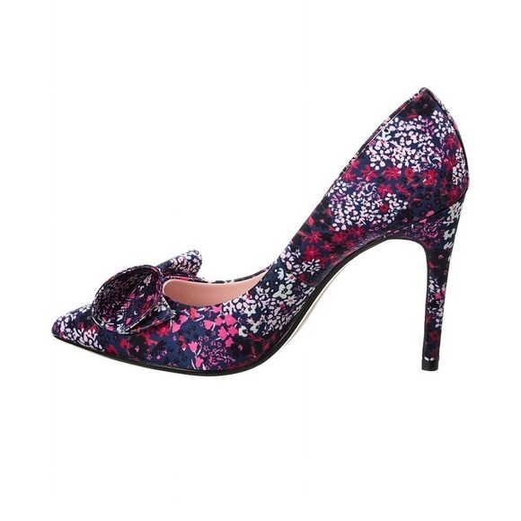 Ted Baker Zafiina Canvas Purple Pump NWT (Size 37.5) - Picture 3 of 4